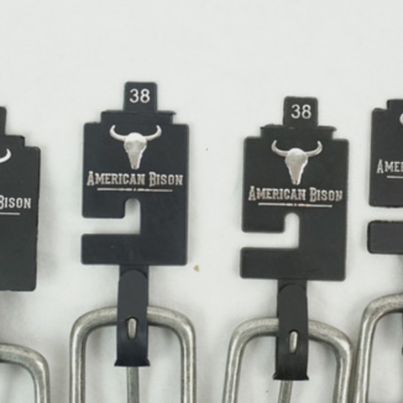 American Bison Leather Belt bundle of 14 belts (32, 34, 36, 38, 40) - Picture 11 of 15